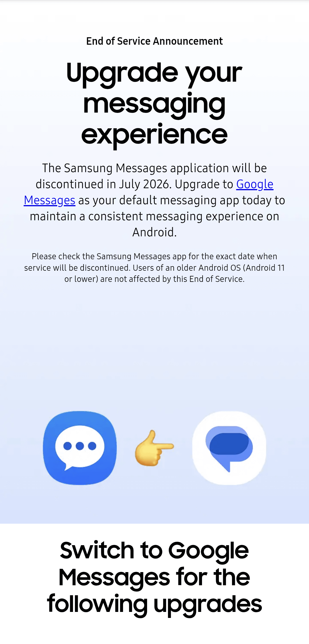 Why Samsung Messages is Shutting Down - contextual illustration