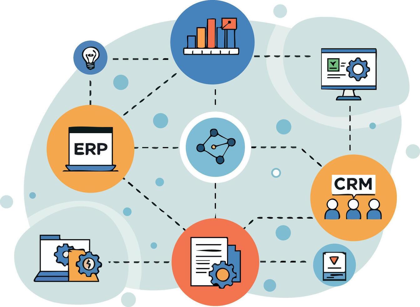 AI Integration: The CRM Game-Changer - visual representation
