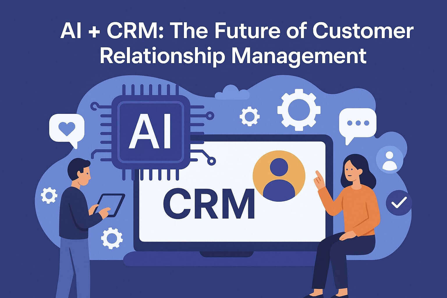 Implementing AI-Powered CRM in Your Business - visual representation