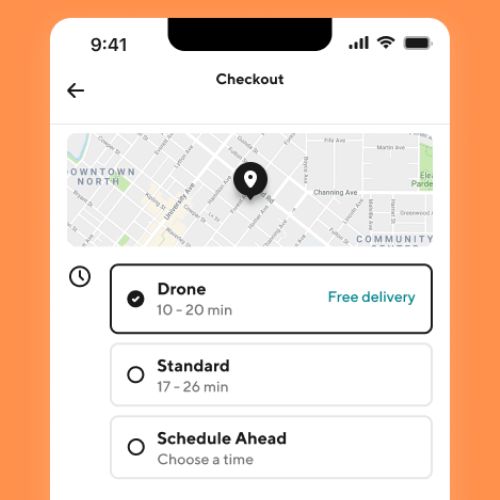 The Partnership: Door Dash and Wing - visual representation