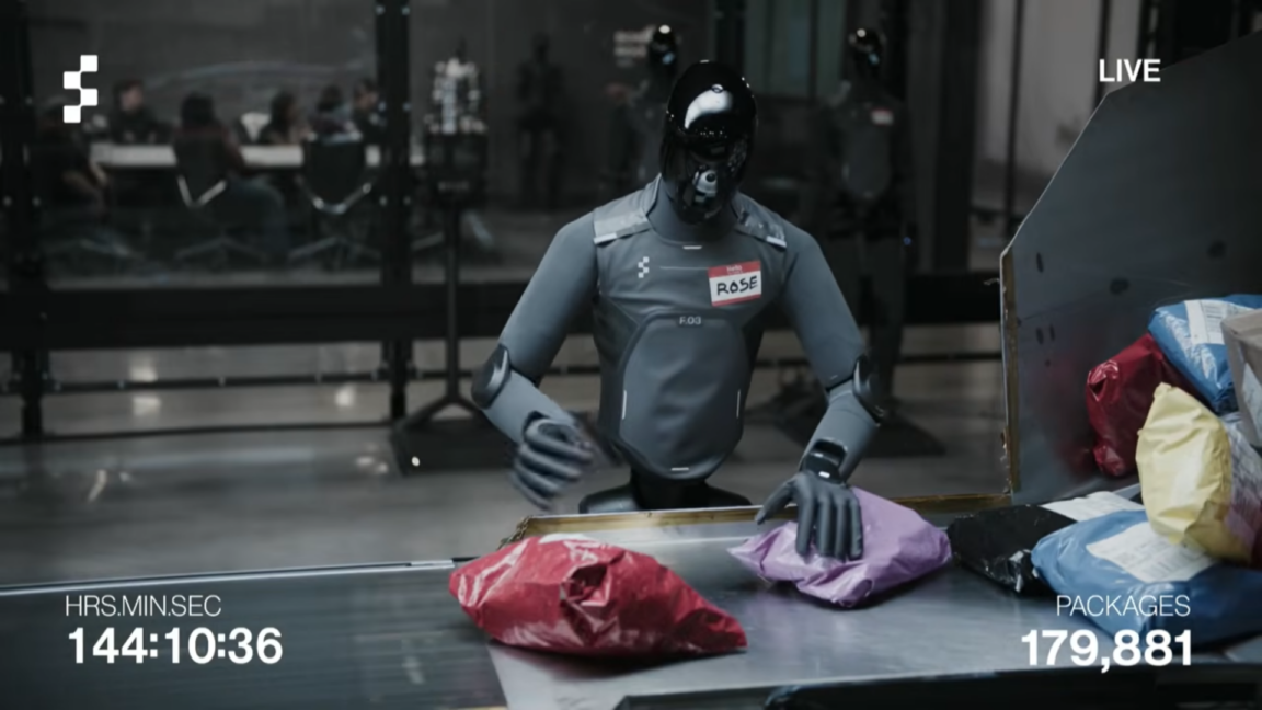 The Internet can't stop watching Figure AI's humanoid robots handling packages - Ars Technica