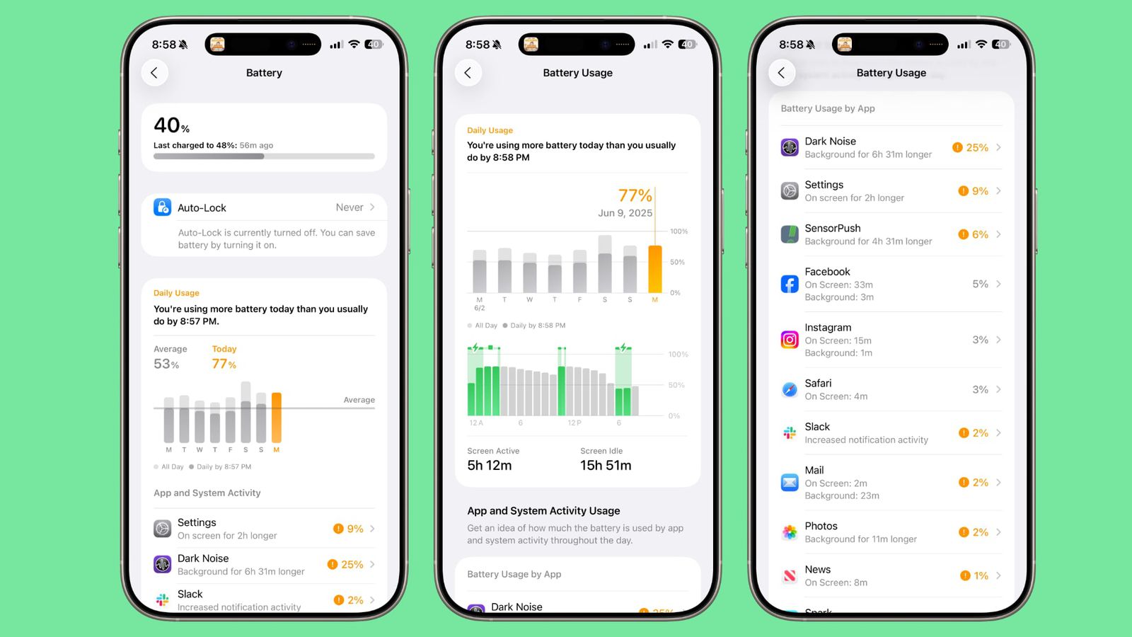 Which Apps Should Have Background App Refresh Enabled - visual representation