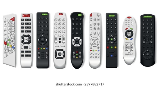 A Brief History of Remote Controls - visual representation