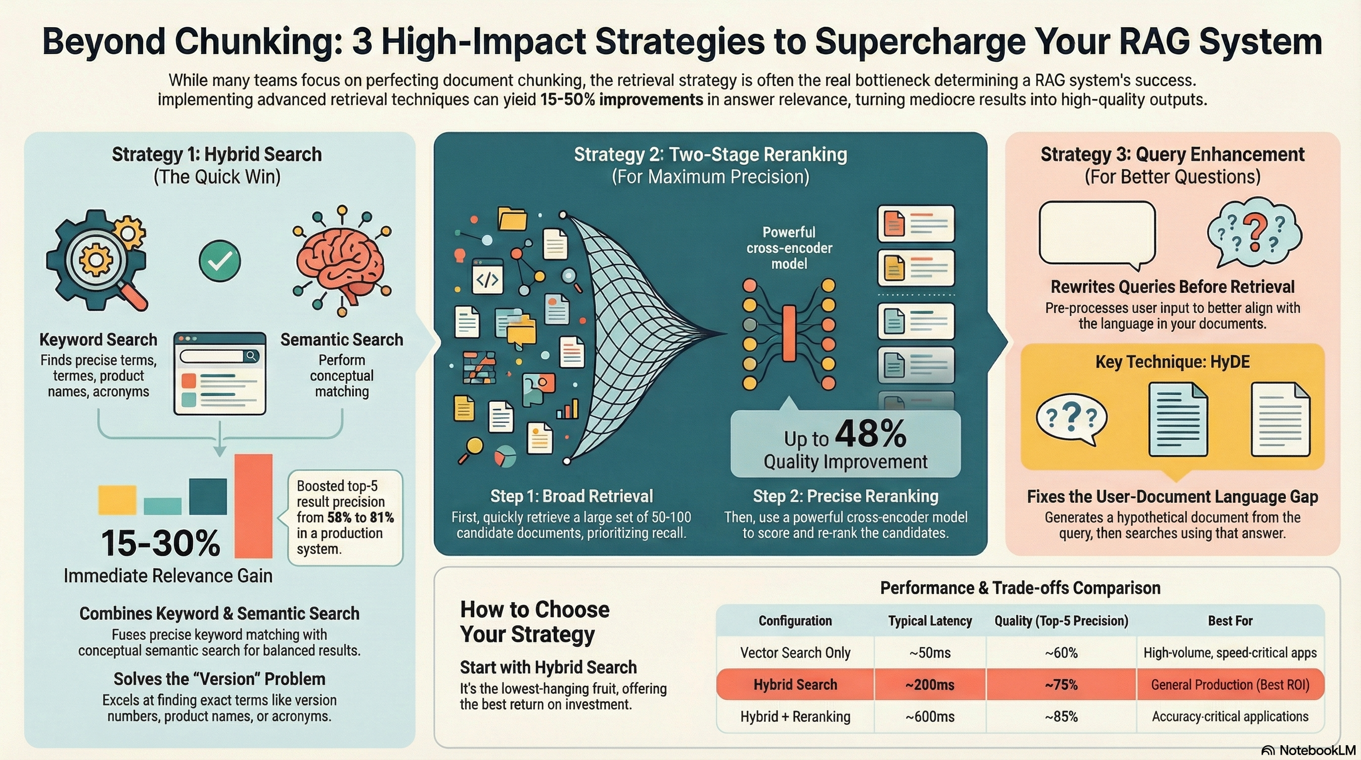 The Growing Importance of Hybrid Retrieval Systems - visual representation