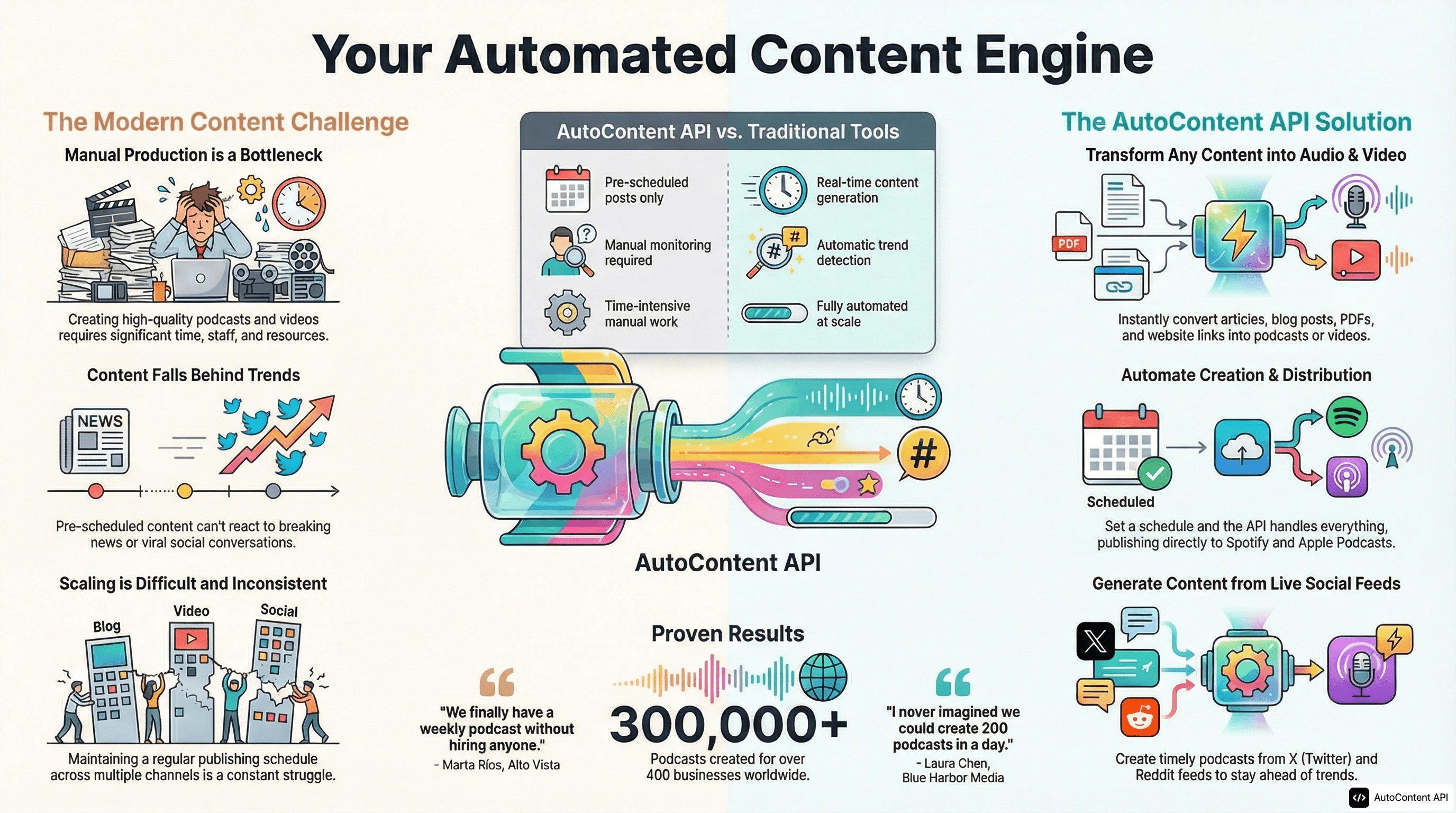 Future of AI in Podcasting - visual representation