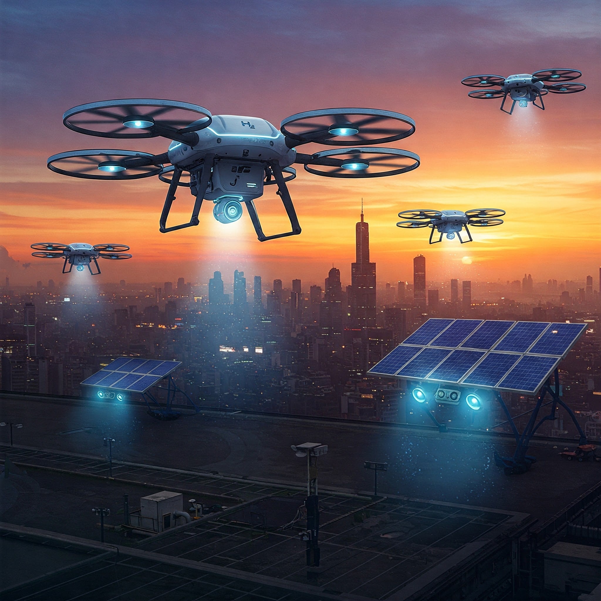 Future Trends in Military Drone Technology - contextual illustration