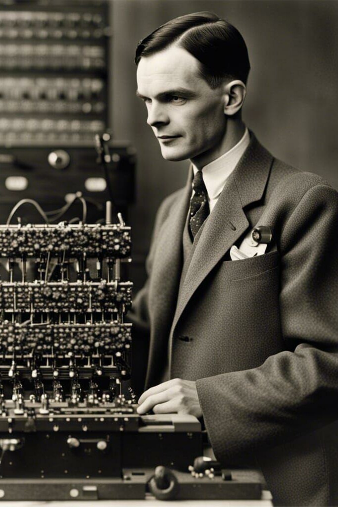 What Would Turing Think of Modern AI? - visual representation
