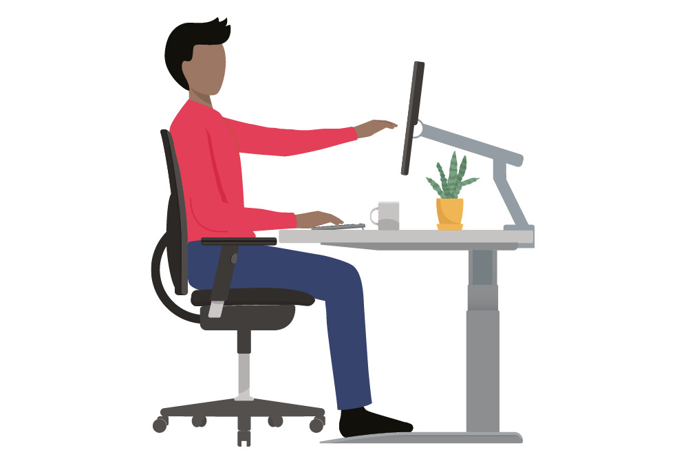 Ergonomics and Adjustability - contextual illustration