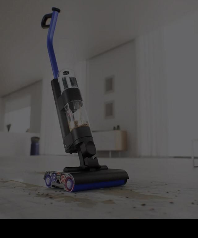 Dyson's Innovative Floor Cleaner - visual representation