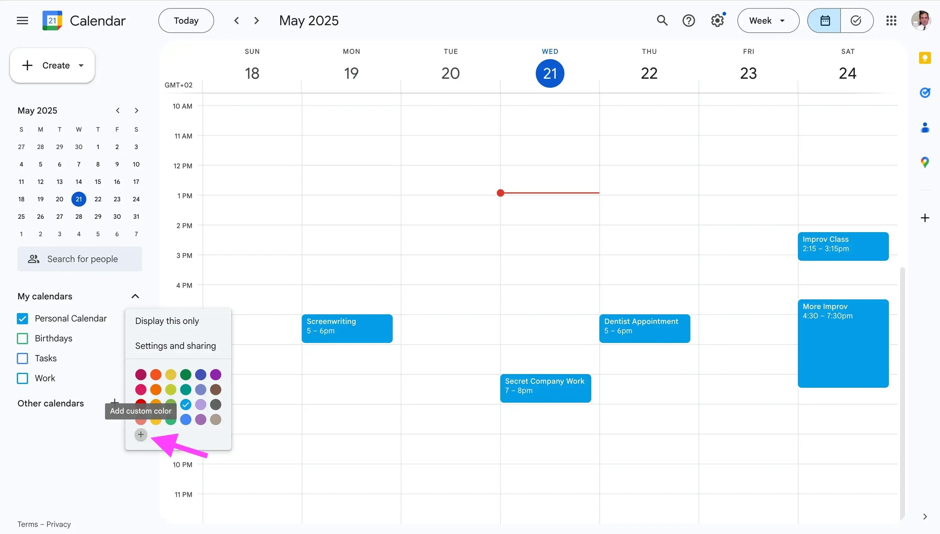 Why Colors Matter in Calendars - visual representation