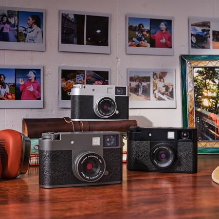 The Whimsical Design of the Fujifilm X Half - contextual illustration