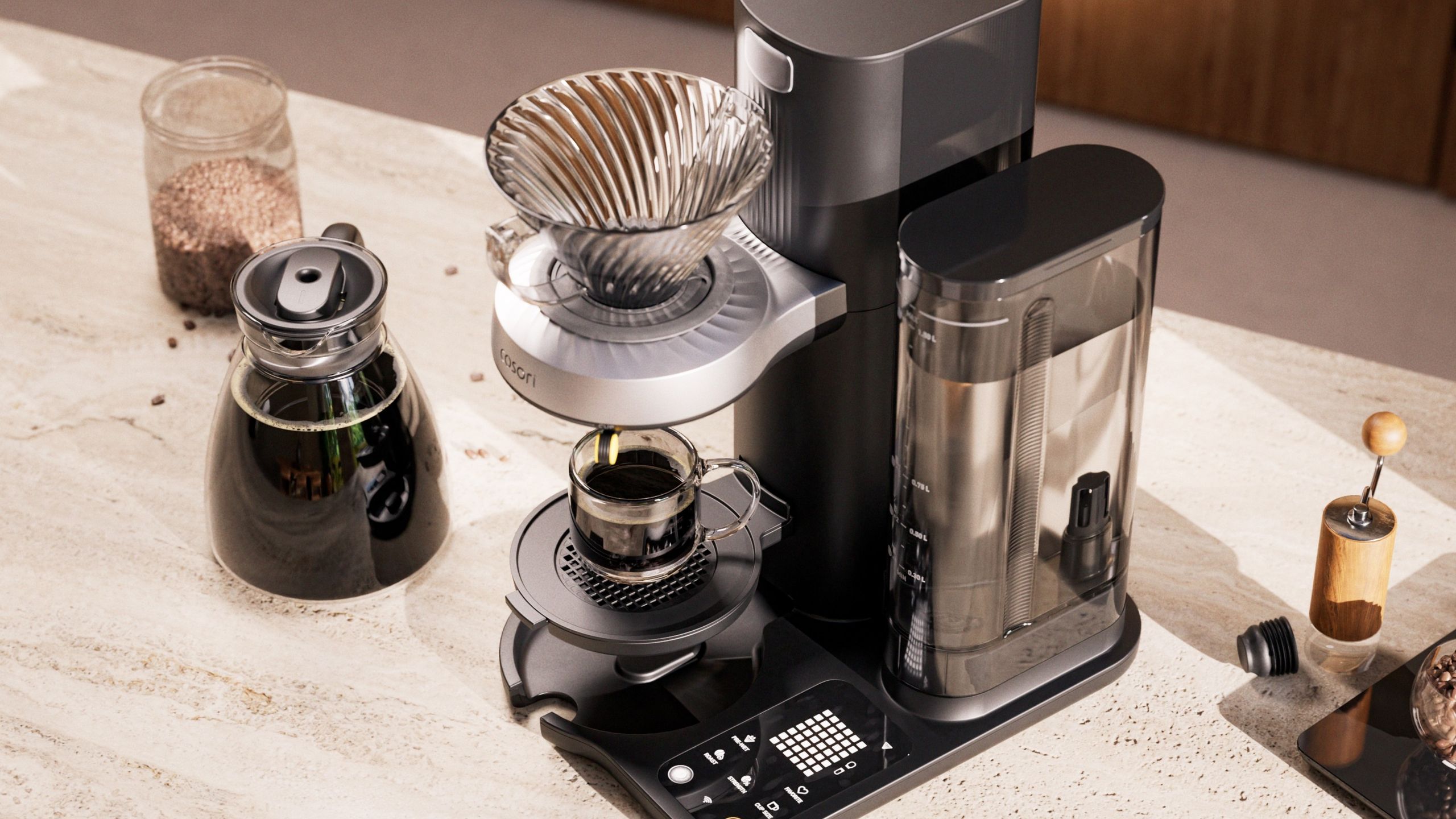 This new drip coffee maker mimics the movement of a skilled barista's hand, and uses AI to help you achieve a perfect brew every morning | TechRadar