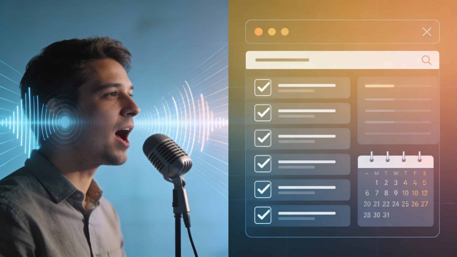 User Experience Design: The Flow from Speech to Completed Task - visual representation