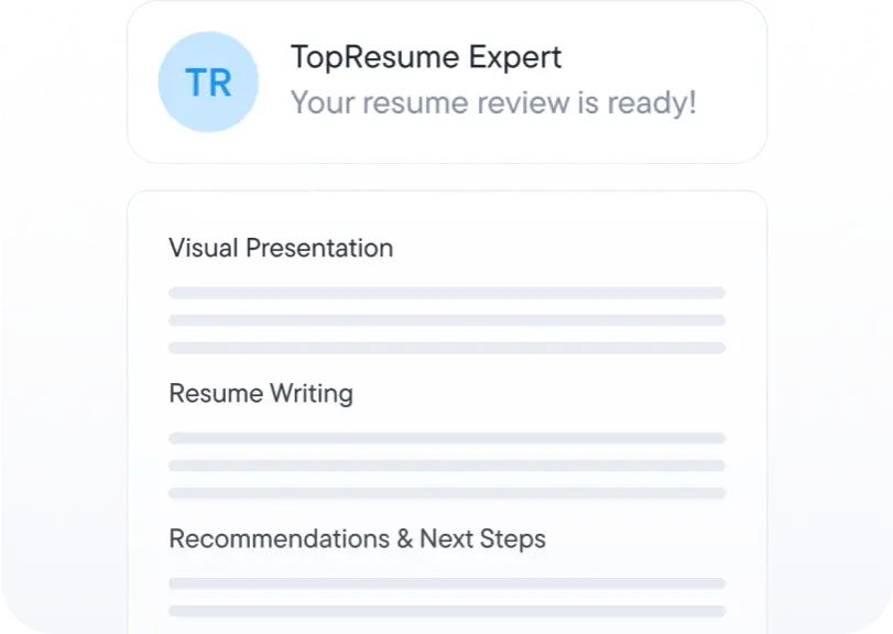 Top Resume's Free Resume Review: The No-Risk Starting Point - visual representation
