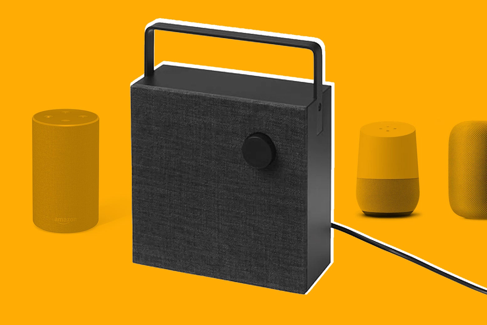 The Future of Home Audio with Ikea - contextual illustration
