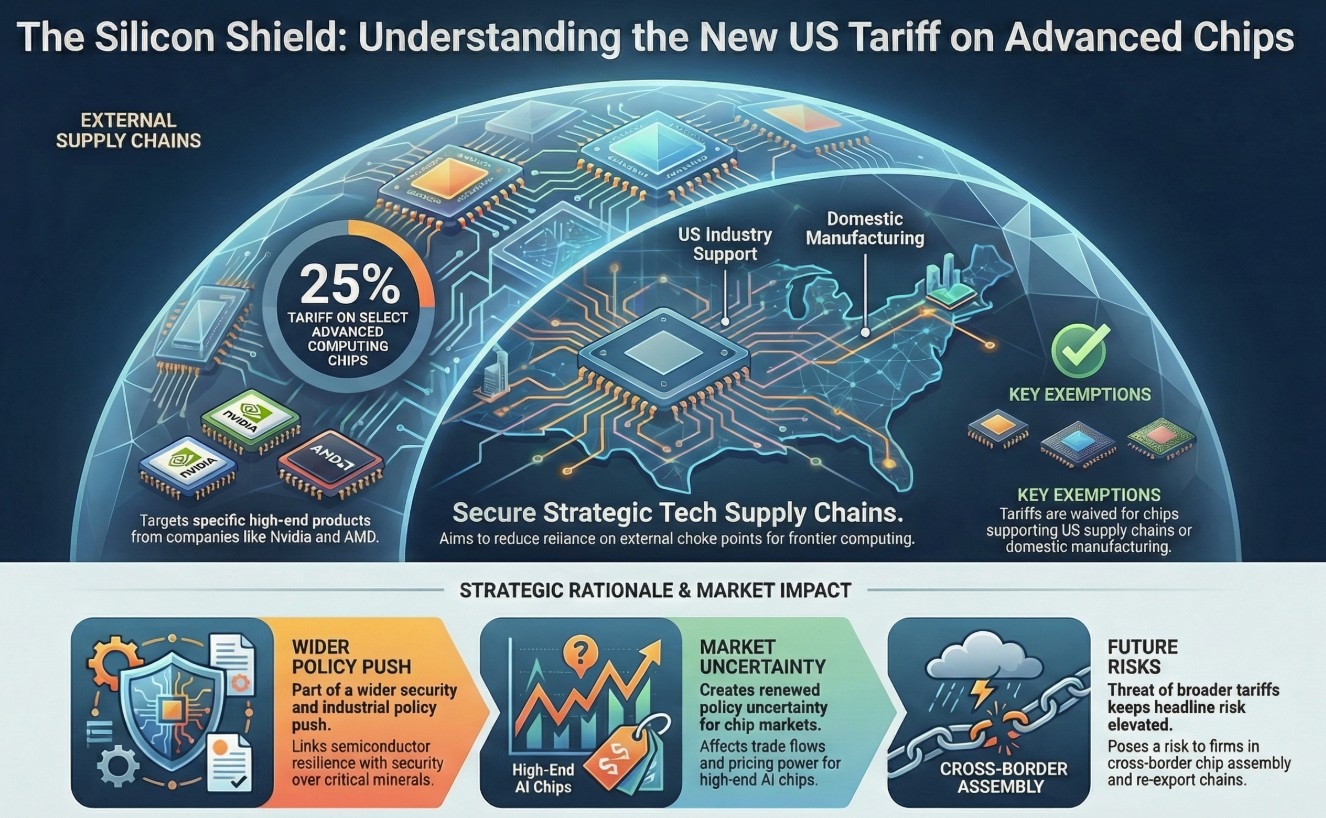 Understanding the 25% Advanced Chip Tariff - contextual illustration