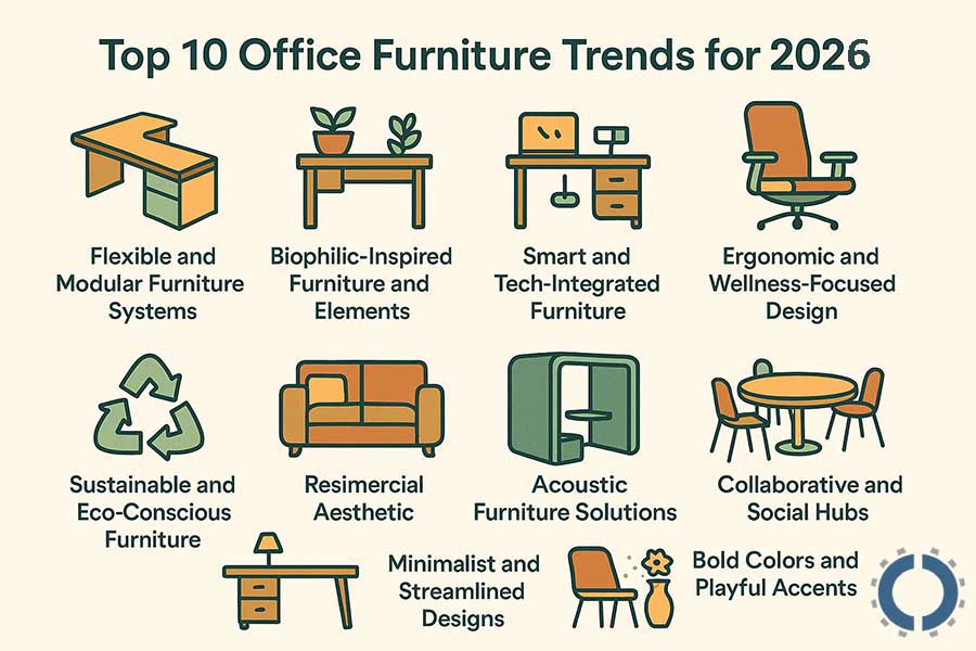 Future Trends in Home Office Furniture - contextual illustration