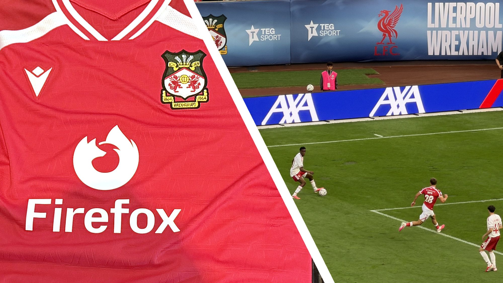 'Underdog' — this is why struggling browser Firefox and Ryan Reynolds' Wrexham football club are now joined at the kit | TechRadar