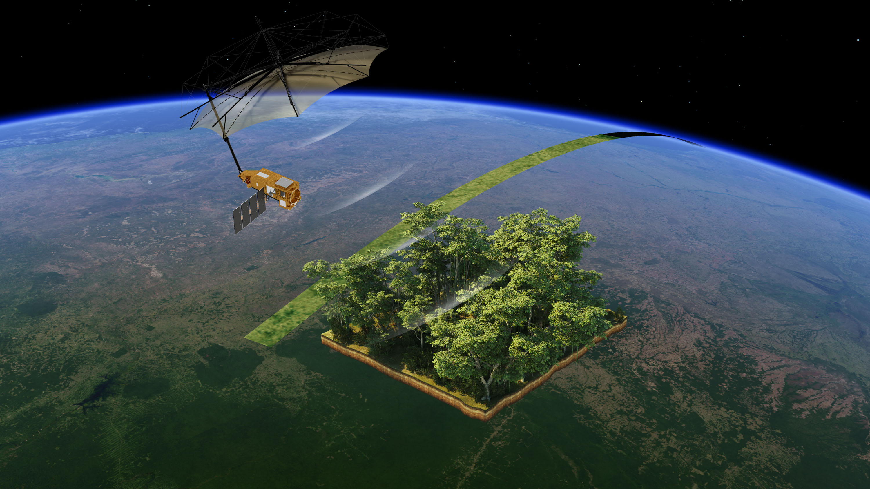 How Space Lasers Map Earth's Shifts - contextual illustration