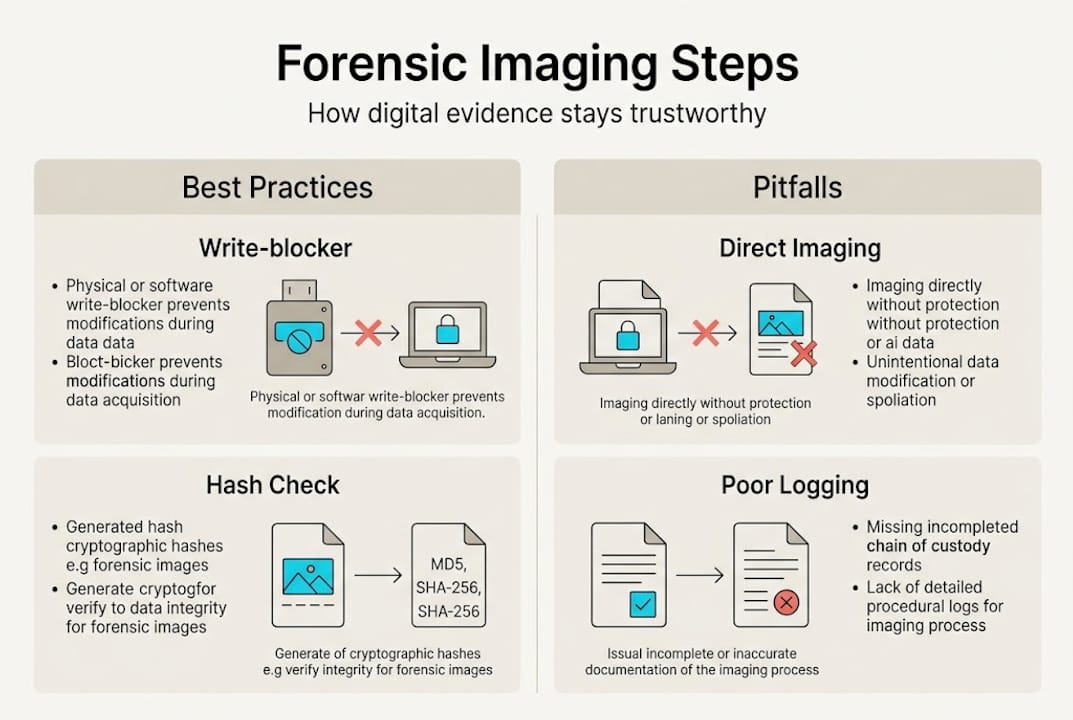 Common Pitfalls in Digital Evidence - contextual illustration