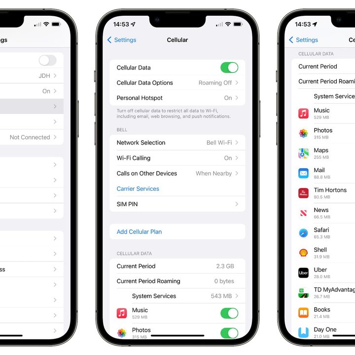 How to Check Data Usage on iPhone - visual representation