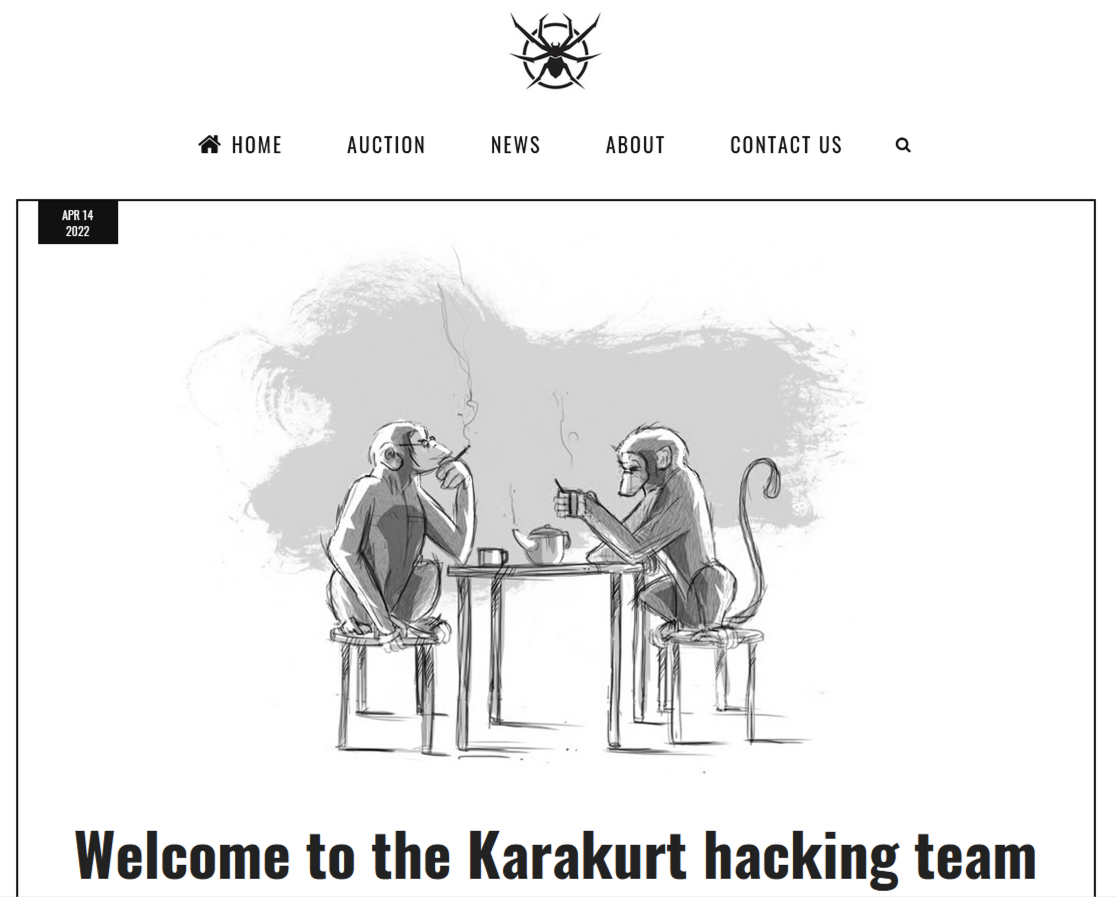 Case Study: Karakurt Ransomware Gang - visual representation
