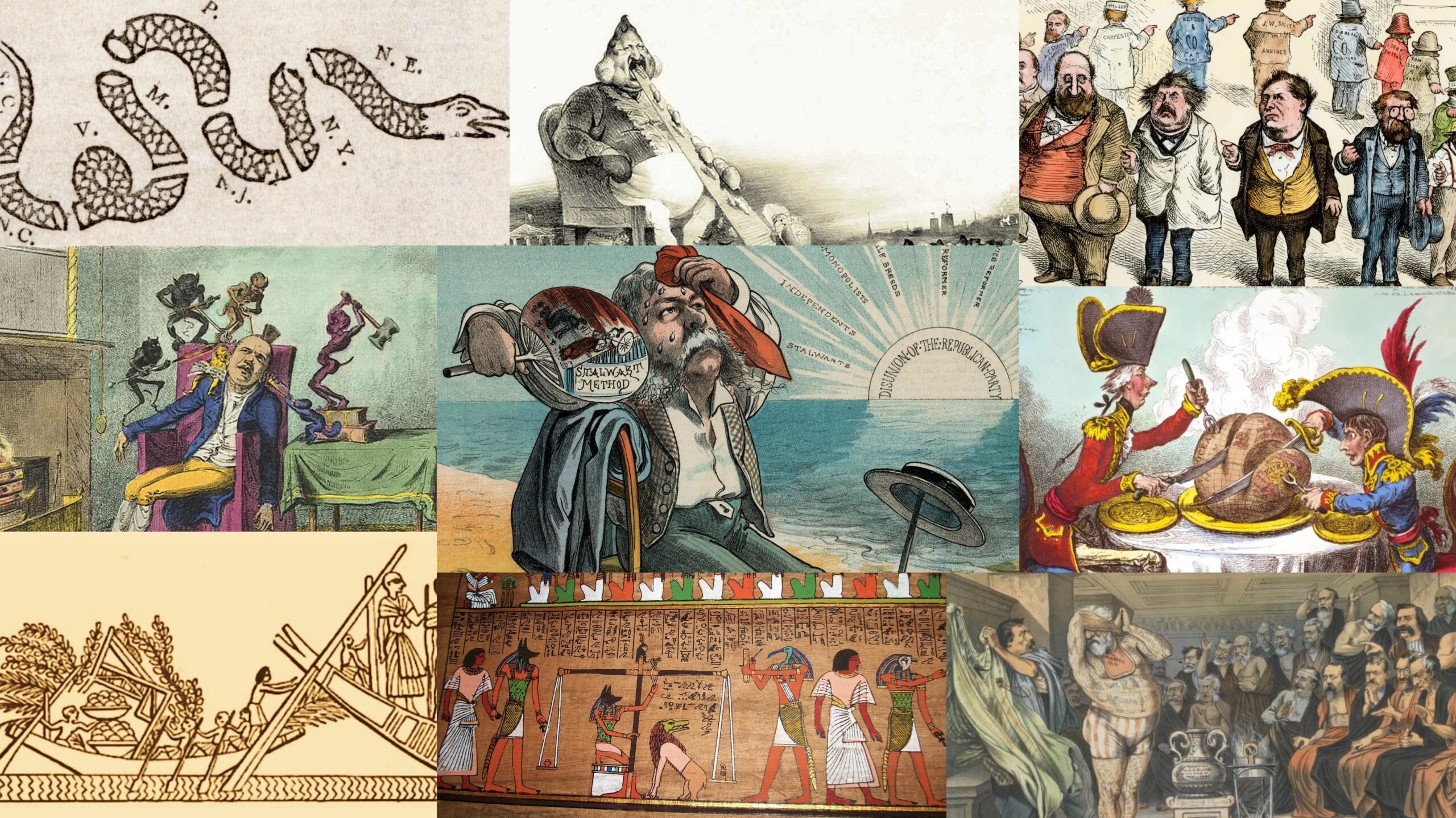 The Rise of Political Satire - contextual illustration