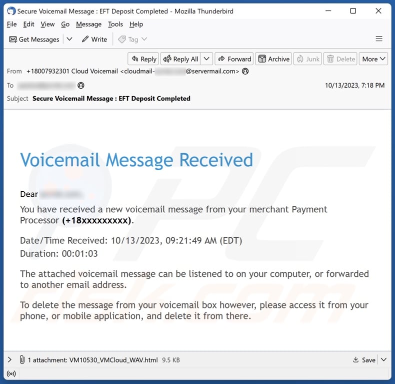 The Rise of Voicemail Phishing Attacks - contextual illustration