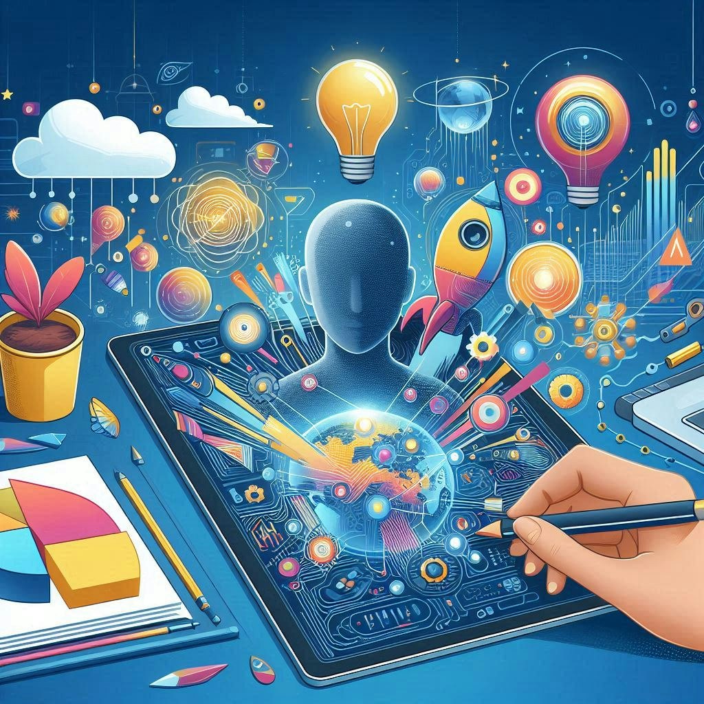 The Rise of AI in Design - contextual illustration