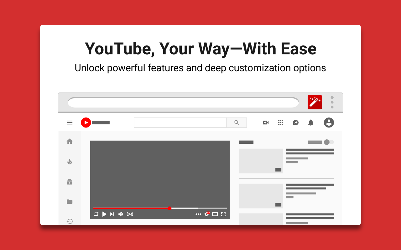 Why Use Browser Extensions for YouTube? - visual representation