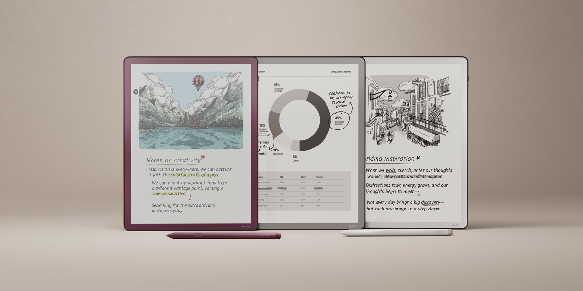 Use Cases for the Kindle Scribe - contextual illustration
