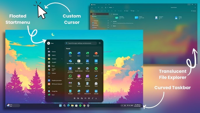 Resizable Start Menu: A Tailored Experience - visual representation
