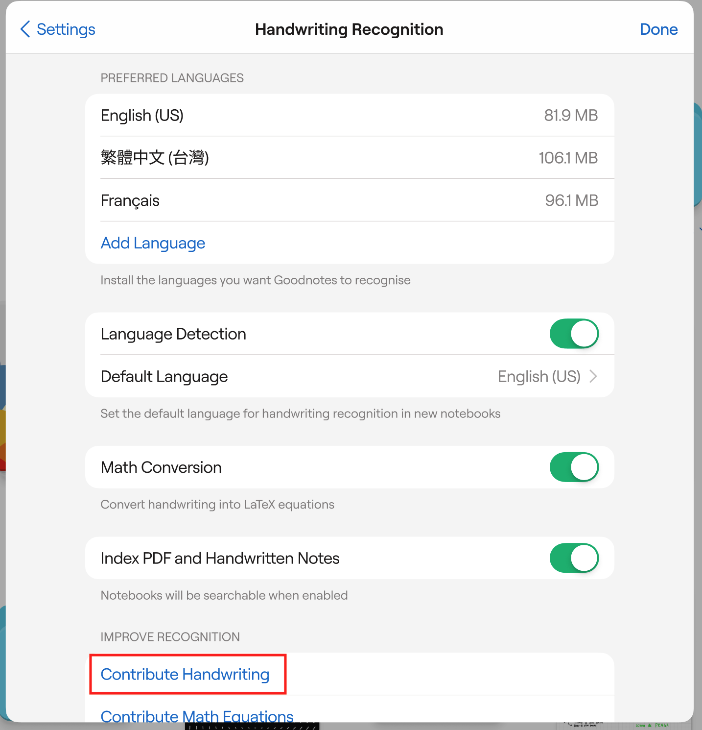 Good Notes - visual representation