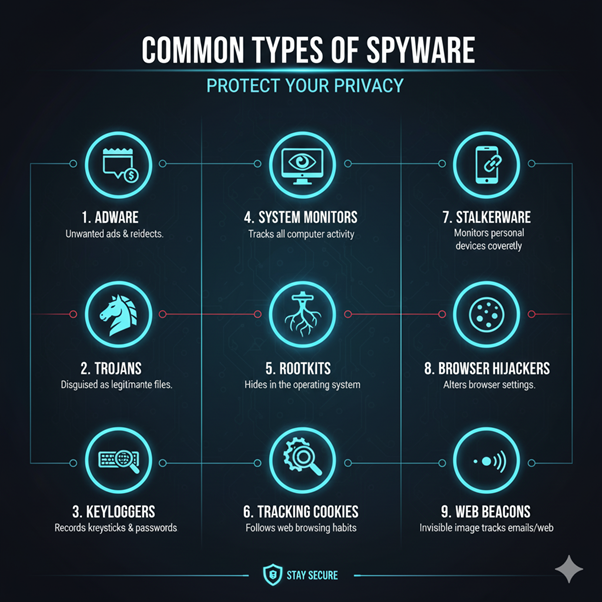 Protecting Against Spyware - contextual illustration