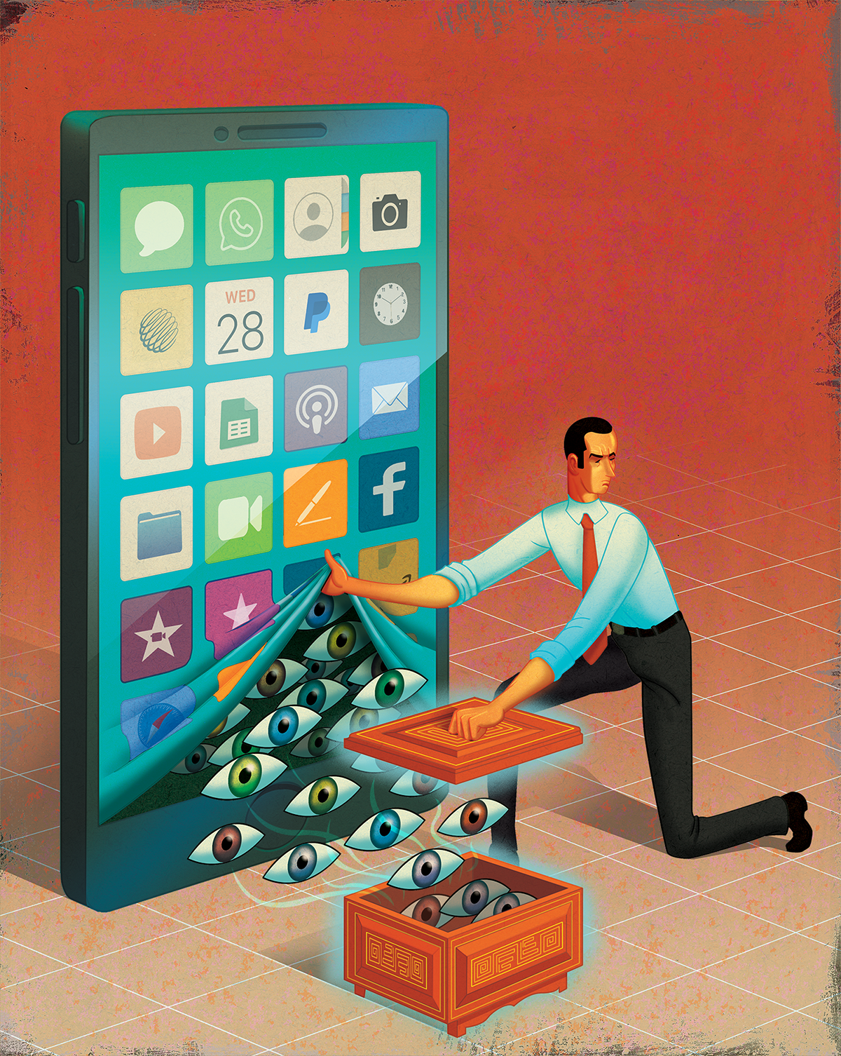 Future Trends in Spyware and Surveillance - contextual illustration