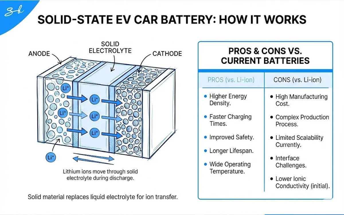 What Are Solid-State Batteries? - visual representation