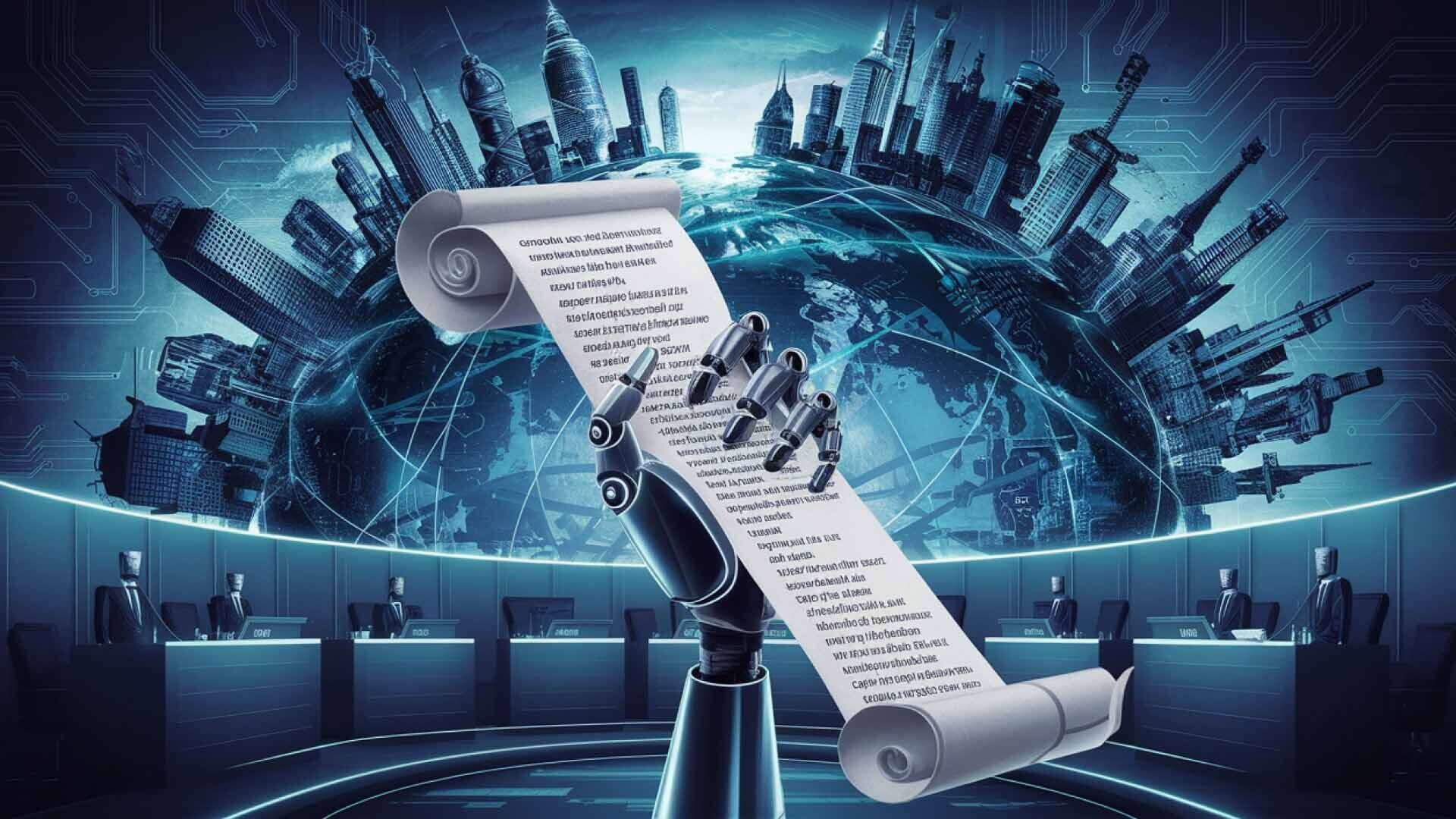 The Future of AI in Legislation - contextual illustration