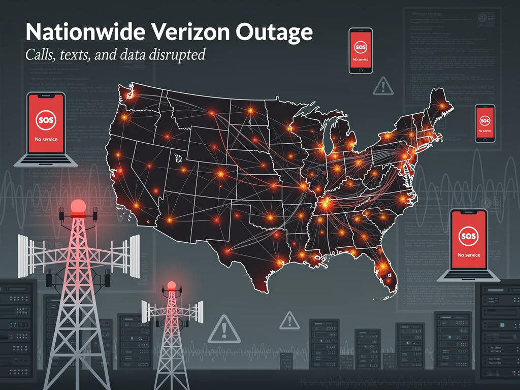 Future Telecommunications Infrastructure Reliability - visual representation