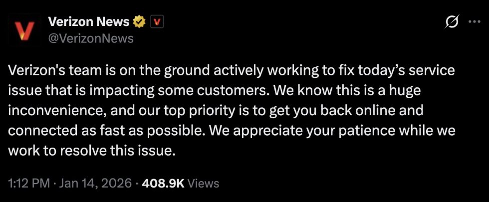 How This Compares to Past Carrier Outages - visual representation