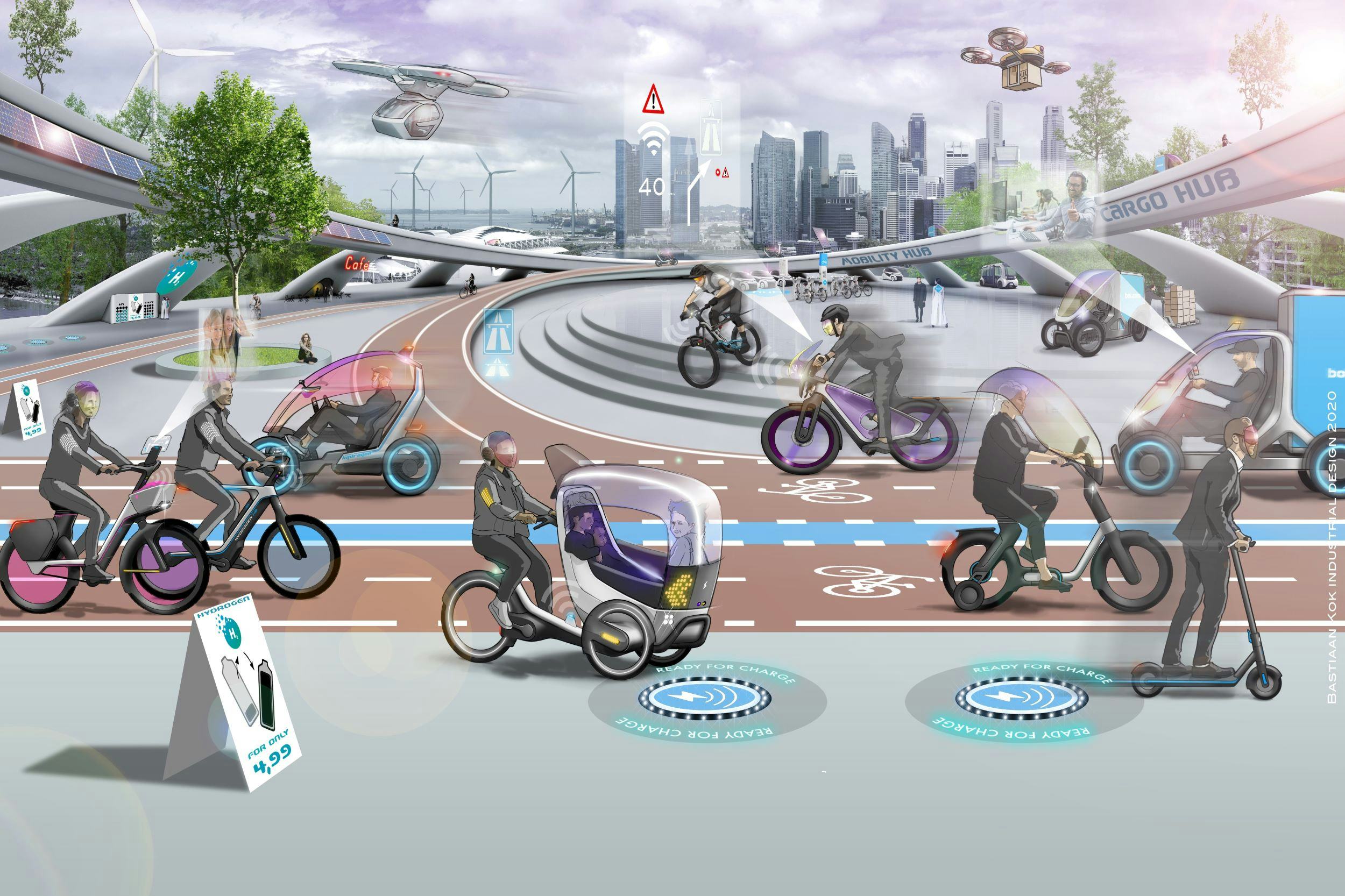Future Trends in E-Bike Technology - contextual illustration