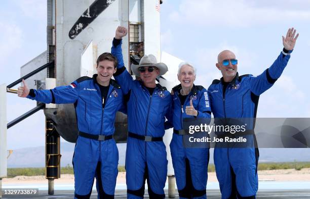 The Historic Flight with Blue Origin - contextual illustration