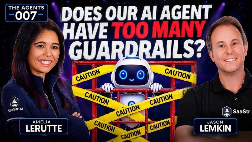 We Added Too Many Guardrails and Broke Our Own Agent, Our AI VP of Finance Found a Setting We’d Missed for 8 Years, and an Agent Is Now the One Renewing Your Software: The Agents #007 | SaaStrAI