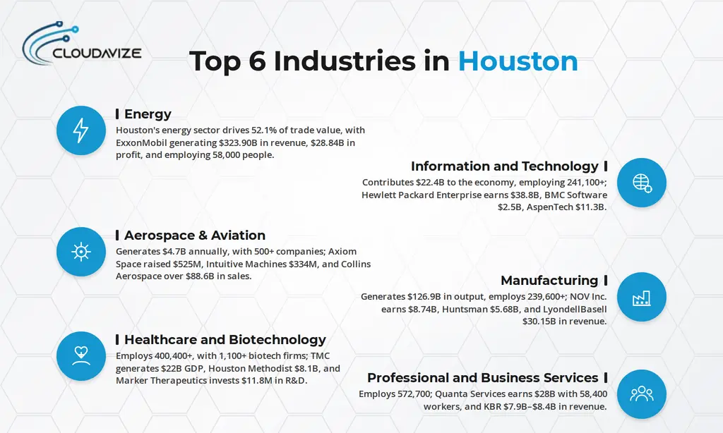 Exploring Houston's Business Landscape - visual representation