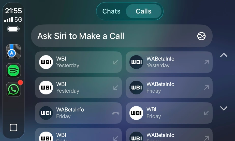 WhatsApp's Move to CarPlay - visual representation