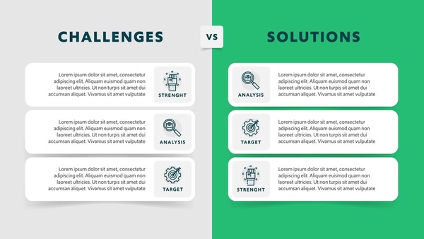 Challenges and Solutions - contextual illustration