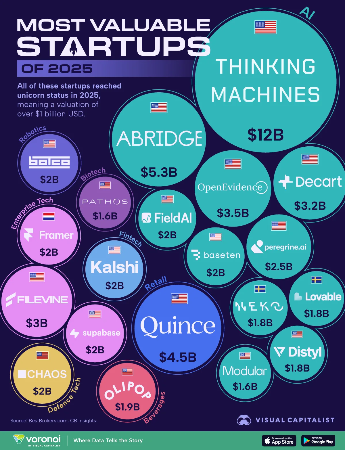 Where Capital is Actually Flowing in 2025 - visual representation