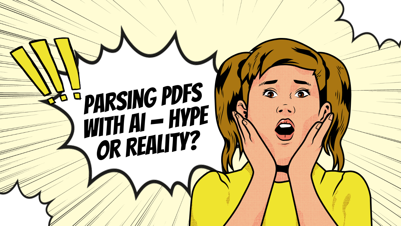 The Economics of PDF Parsing - visual representation