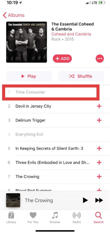 Recommendations for Apple Music Users - visual representation