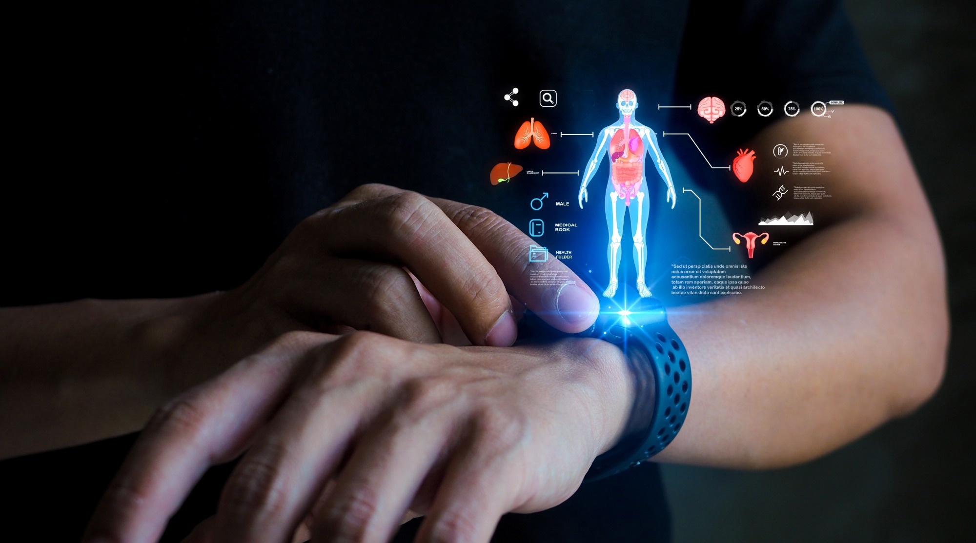Future Trends in Health Tracking - visual representation