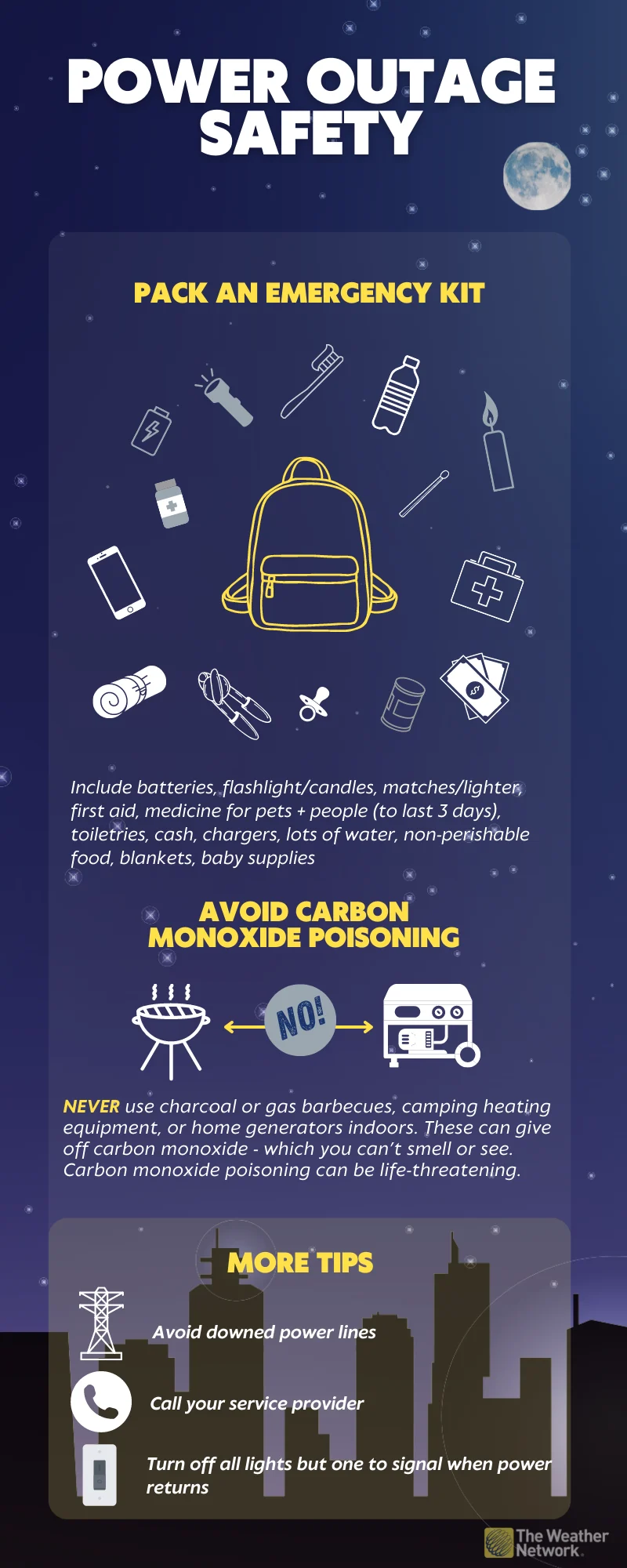 Practical Steps During a Power Outage - contextual illustration